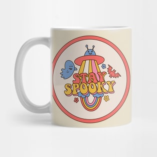 Stay spooky - vintage retro halloween design Mug